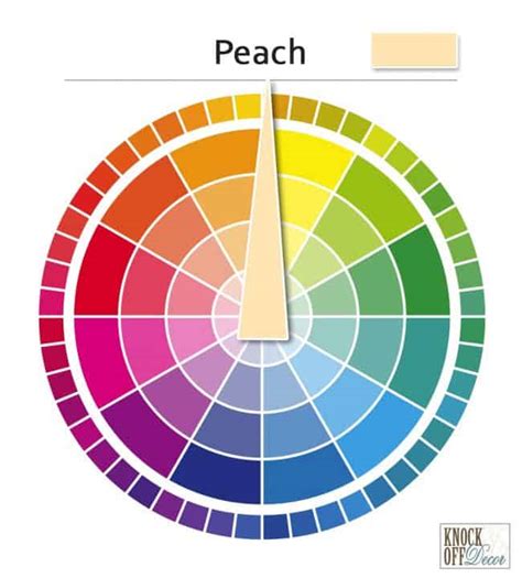 complementary color of peach.